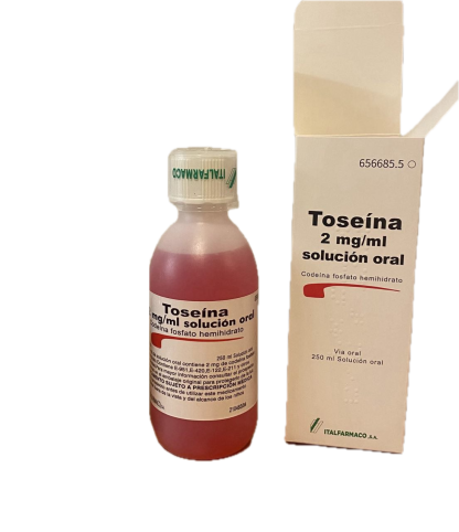 Toseina Codeine Solution 250ml - UK Only - Image 2