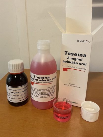 Toseina Codeine Solution 250ml - UK Only